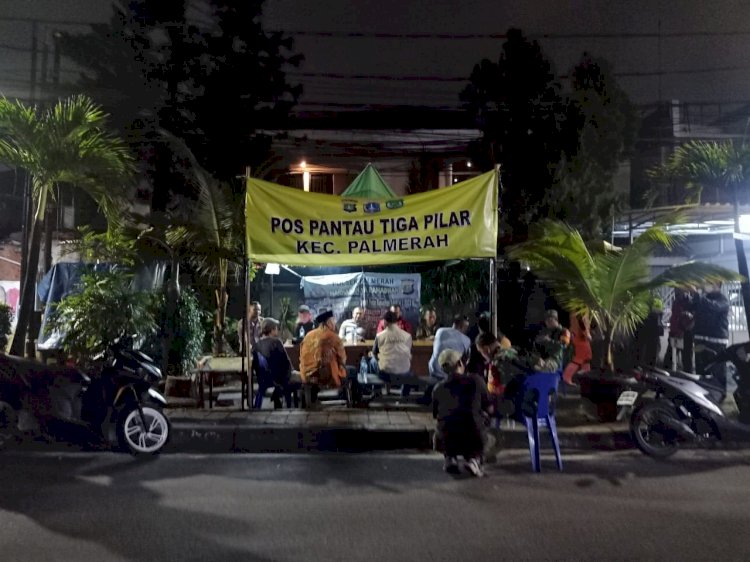 Polsek Palmerah Lakukan Giat Pos Pantau Tiga Pilar