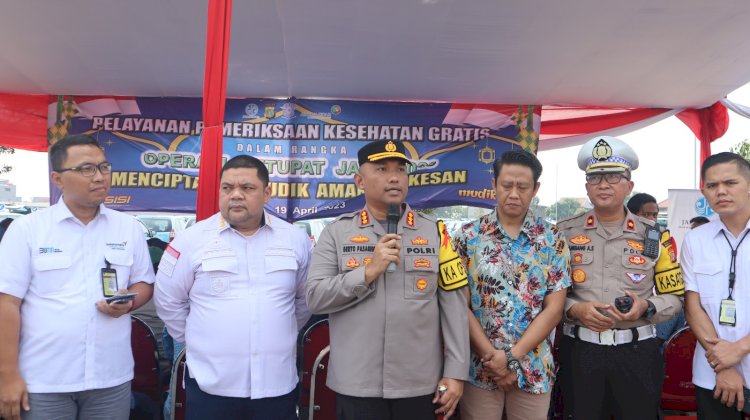 Polresta Bandara Soetta Bersama Jasa Raharja, Angkasa Pura II dan KKP, Adakan Pemeriksaan Kesehatan Gratis Bagi Supir Taksi