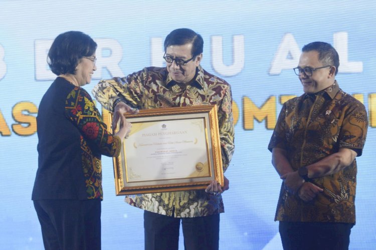 Miliki Kinerja Anggaran Terbaik, Kemenkumham Raih Penghargaan