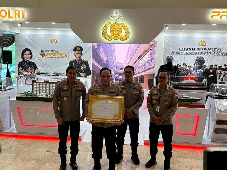 Terus Tingkatkan Kualitas, Kemenkeu Berikan Penghargaan Terbaik Terhadap Polri