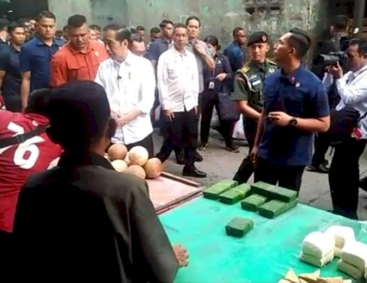 Usai Hadiri Acara Bulan Bung Karno, Hari Ini Presiden RI Joko Widodo Sambangi Pasar Palmerah
