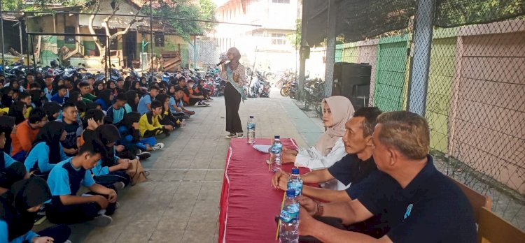 Ratusan Siswa Baru SMK Wipama Cikupa Dapat Penyuluhan Bahaya Narkoba