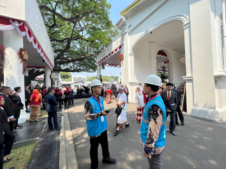 Ratusan Petugas PLN Amankan Listrik di Istana Kepresidenan Jakarta