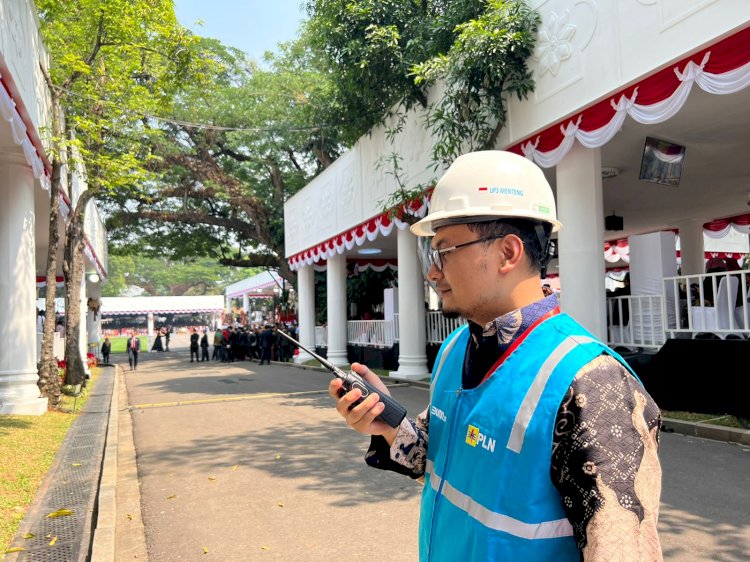 Ratusan Petugas PLN Amankan Listrik di Istana Kepresidenan Jakarta