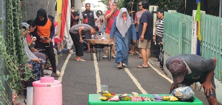 Lomba HUT RI ke-78, Warga RT 008/015 Grogol Utara Adakan Tali Silaturahmi
