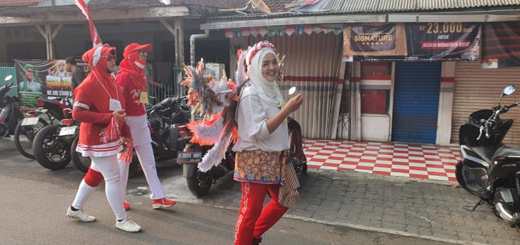Perayaan HUT RI ke-78, Ratusan Warga RW 015 Ikuti Lomba Jalan Sehat dan Sebanyak 550 Kupon Doorprize Dibagikan