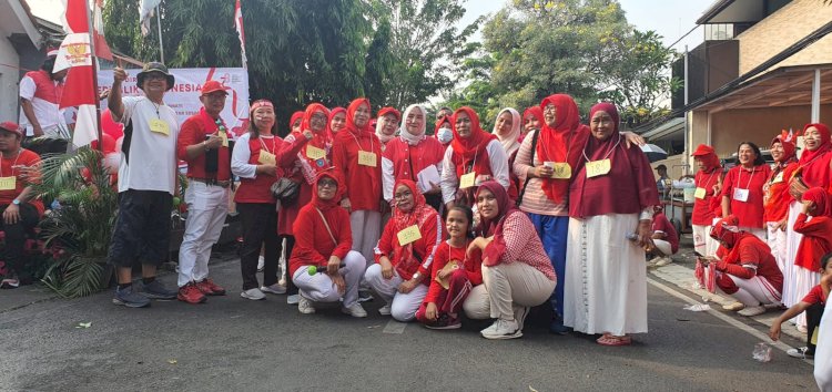 Perayaan HUT RI ke-78, Ratusan Warga RW 015 Ikuti Lomba Jalan Sehat dan Sebanyak 550 Kupon Doorprize Dibagikan