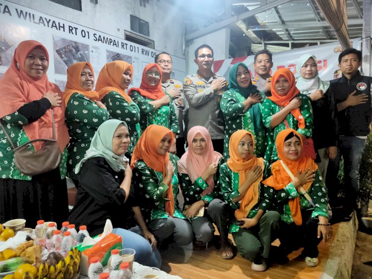 Polres Jaksel dan Polsek Kebayoran Lama Sambangi Sekretariat RW 05 GU, Warga Masyarakat Berikan Apresiasi
