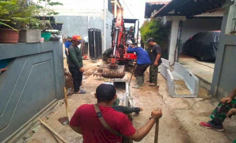 Pembangunan Fisik di TMMD ke-118 Kodim 0508/Depok Hampir Selesai