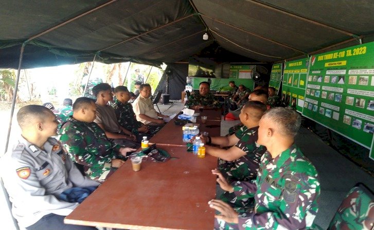 Kegiatan Evaluasi dan Pembersihan TMMD ke-118 Kodim 0508/Depok