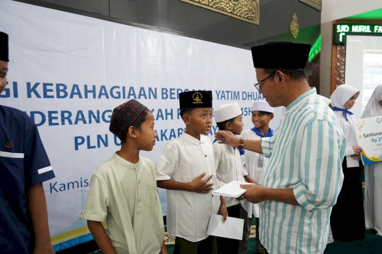 Sambut Berkah Ramadan, YBM PLN UID Jakarta Raya Berbagi dengan Anak Yatim dan Dhuafa
