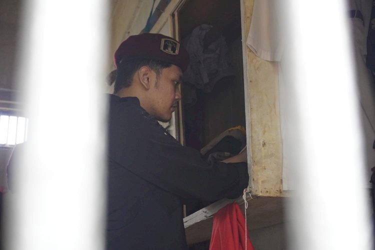 Kemenkumham Kalsel Gelar Apel Satopspatnal di Lapas Narkotika Karang Intan