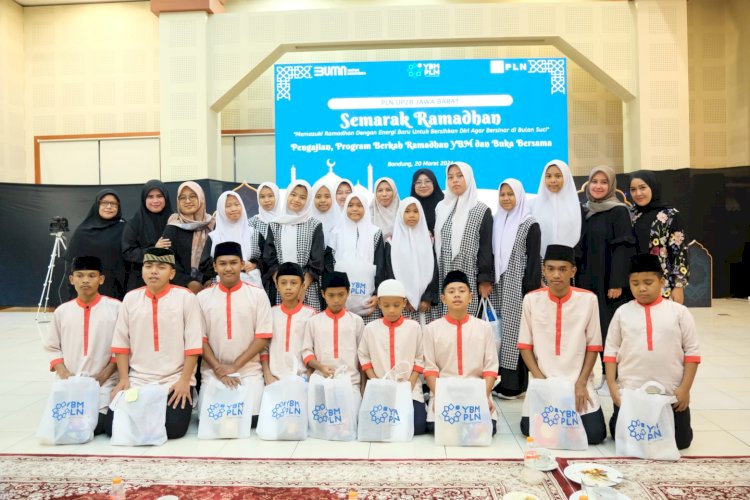 PLN UP2B Jabar Melalui YBI Salurkan Bantuan ke Pesantren, Panti Asuhan dan Rumah Tahfidz di Kota Bandung