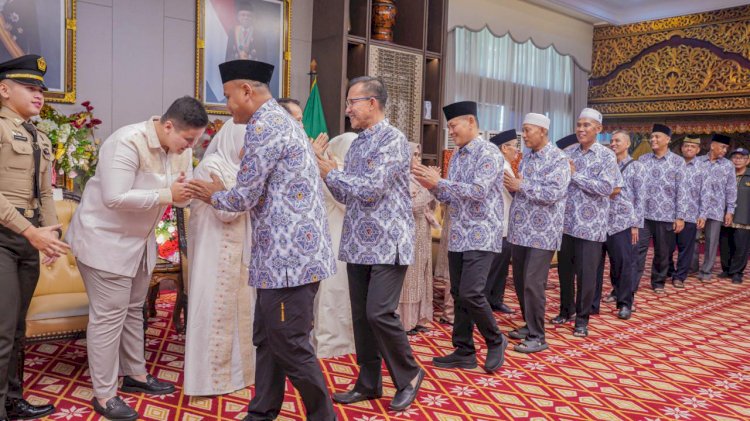 Dansat Brimob Polda Sumsel Bersama Anggota dan Bhayangkari Gelar Halal Bihalal