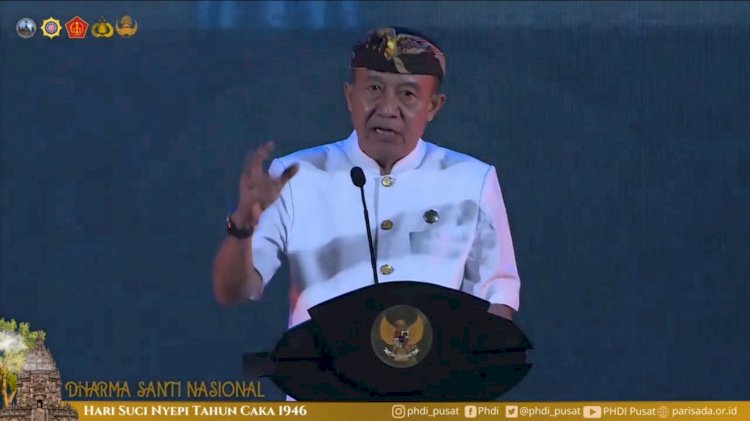 Ketua PHDI Hadiri Dharma Santi Nasional 1946/2024