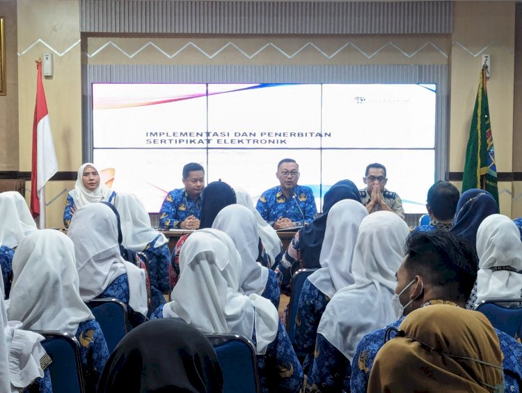 BPN Kota Depok Launching Kantor Elektronik Juni 2024