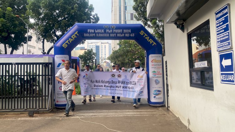 Diikuti Putri Wapres, Fun Walk HUT IKWI ke-63 Belangsung Meriah