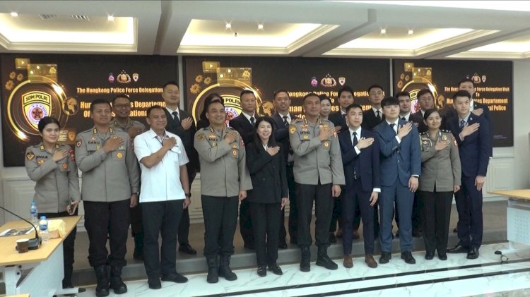Berkunjung ke SSDM Polri, Kepolisian Hongkong Puji Sistem Rekrutmen Polri