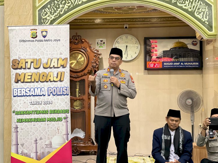 Wujudkan Suasana Damai Jelang Pilkada, Polda Metro Gelar Program Satu Jam Mengaji