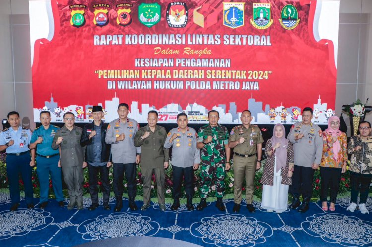 Sukseskan Pilkada DKI Jakarta, Polda Metro Jaya Gelar Rakor Lintas Sektoral