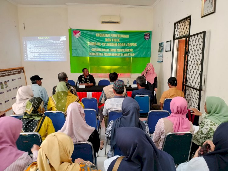 Penyuluhan Kader PKK di Kegiatan Non Fisik TMMD Kodim 0508/Depok