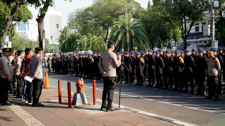 Polri Siapkan 1.676 Personil, Amankan Obyek Vital di Wilayah Jakarta Pusat