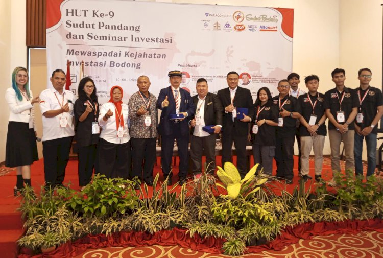 HUT Media Sudut Pandang ke Sembilan, Suguhkan Seminar Hukum Investasi Bodong 