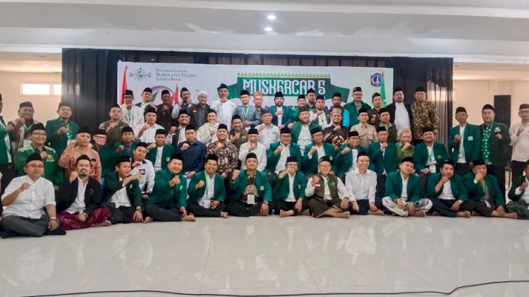 Ketua PWNU DKI Hadiri Muskercab, Sentil Ketua PCNU Jakbar