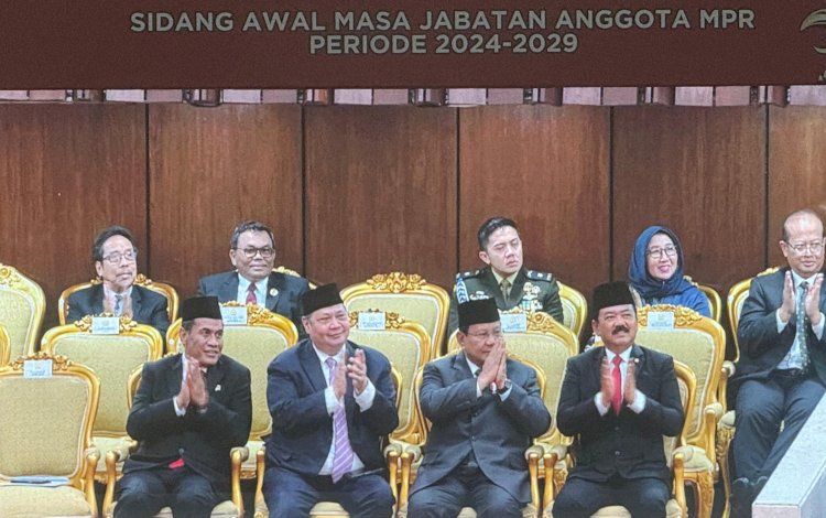 Sidang Awal Masa Jabatan dan Pelantikan Anggota MPR/DPR/DPD RI Periode 2024-2029 Dilaksanakan di Gedung Nusantara II