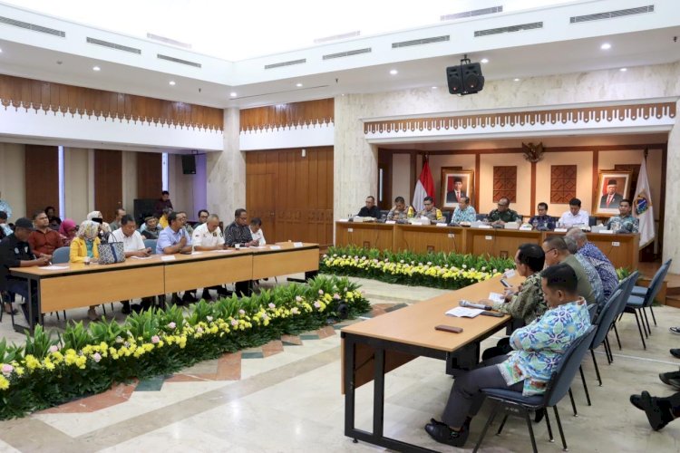 Kapolres Pelabuhan Tanjung Priok Hadiri Pembentukan Posko Bersama Pilkada di Kantor Walikota Jakarta Utara