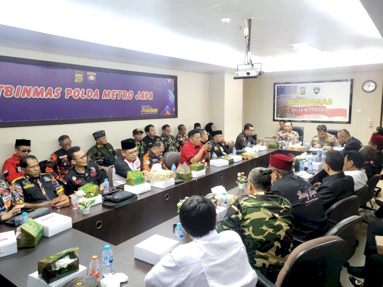 Ditbinmas Polda Metro Jaya Gelar Rakor Bersama Pimpinan Ormas