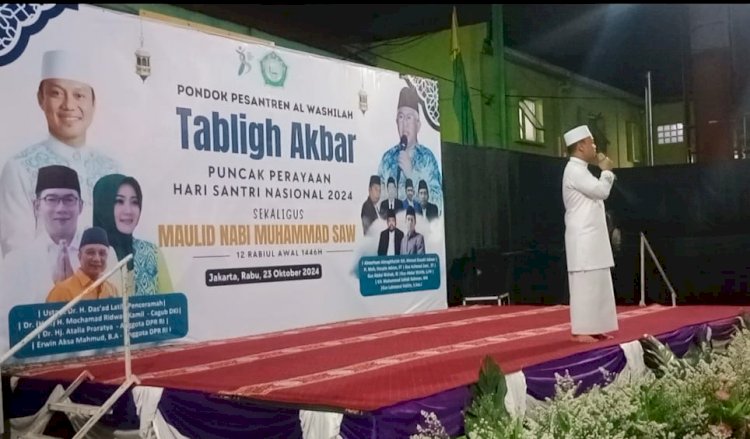 Pondok Pesantren Al Washilah Selenggarakan Tabligh Akbar Hari Santri 2024