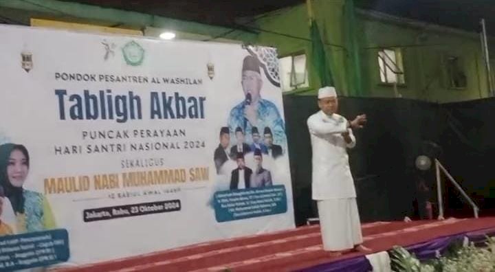 Pondok Pesantren Al Washilah Selenggarakan Tabligh Akbar Hari Santri 2024