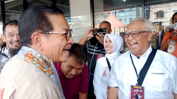 Audiensi Cagub Pramono Anung di Kebayoran Lama