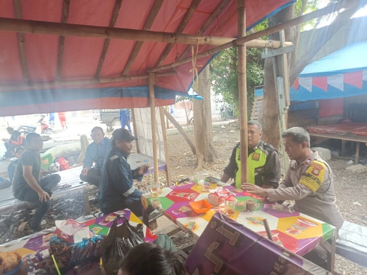 Sambang Bhabinkamtibmas, Jaga Kamtibmas Cegah Tawuran dan Pilkada Aman.