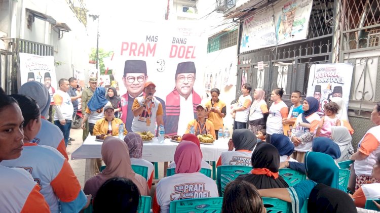 Partai Hanura Sosialisasi Paslon Pramono - Rano di Grogol Petamburan