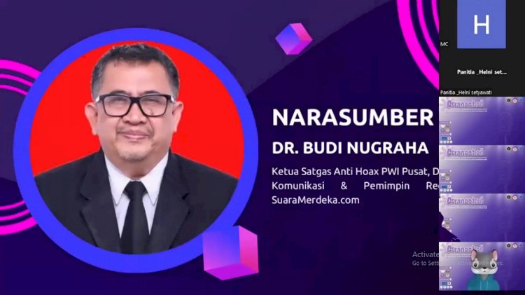 Ketua Satgas Anti Hoax PWI Pusat: Jurnalis Harus Mematuhi Kode Etik Dengan Verifikasi Fakta Sebelum Mempublikasikan Informasi