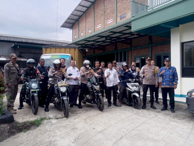 Anggota Koramil dan Polsek Kawal Pendistribusian Logistik Pemilu