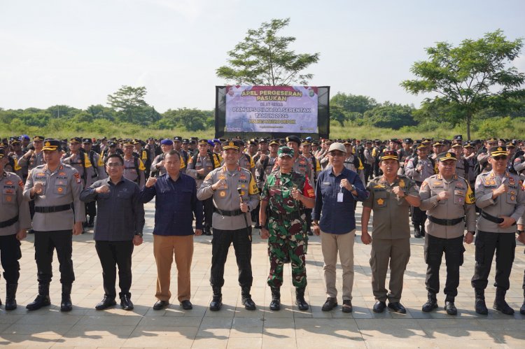 1350 Personil Siap Amankan Pelaksanaan Pencoblosan di TPS Kota Depok