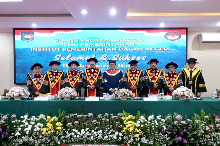 Sukses Sidang Promosi, Restuardy Daud Dinyatakan Lulus Doktor Ilmu Pemerintahan dengan Predikat Cumlaude