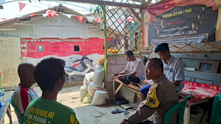 Cooling System Bhabinkamtibmas Ajak Warga Jaga Kamtibmas