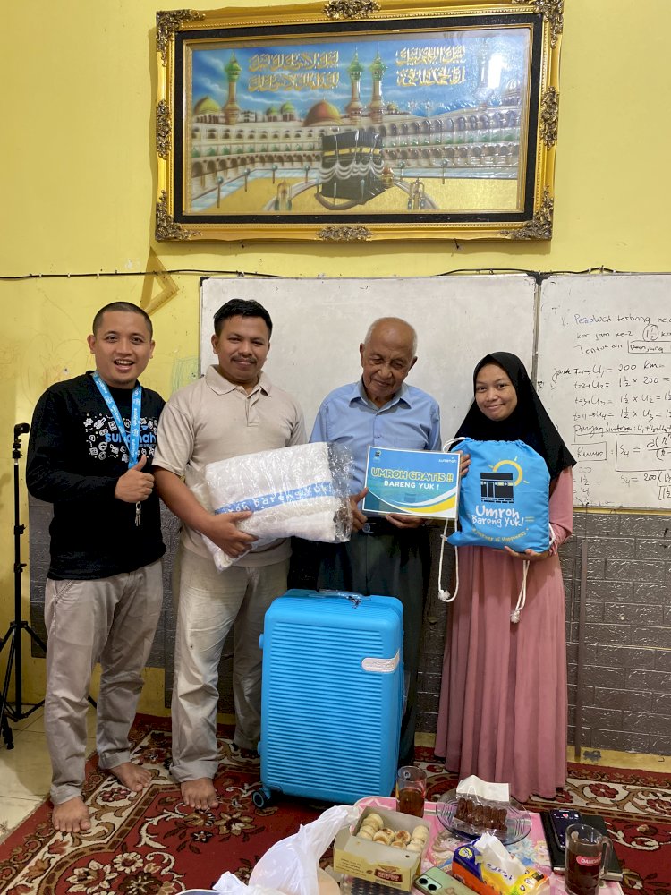 Mbah Melan Terus Berkontribusi di Dunia Pendidikan, Terima Hadiah Rp100 Juta dan Umroh Gratis