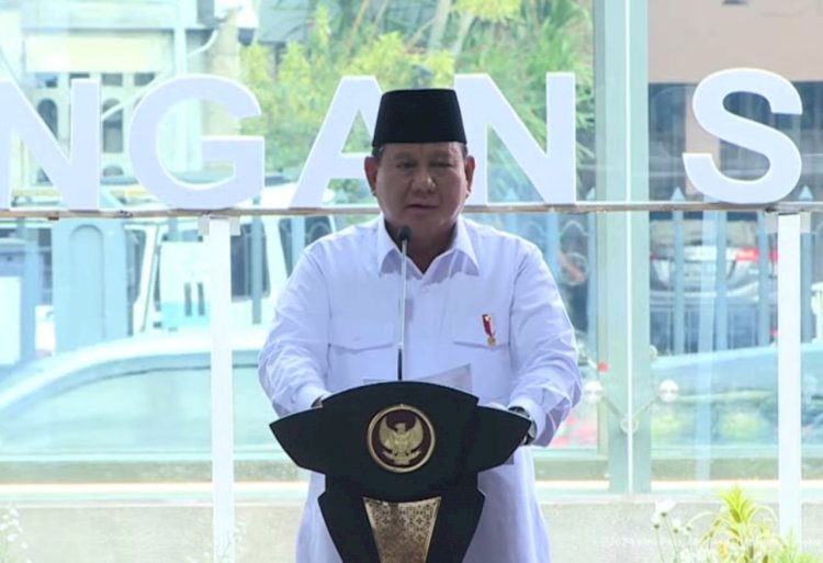 Presiden Prabowo Resmikan Terowongan Silaturahmi Istiqlal-Katedral