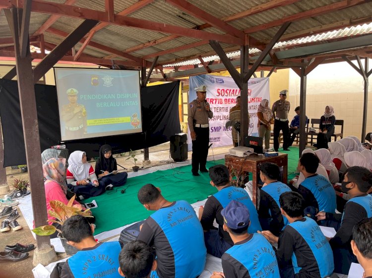 Police Goes to School, Satlantas Polres Pekalongan Ajak Siswa Disiplin dan Tertib Berlalu Lintas