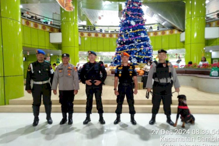 Polsek Metro Gambir Pastikan Keamanan di Stasiun Gambir Jelang Libur Akhir Tahun