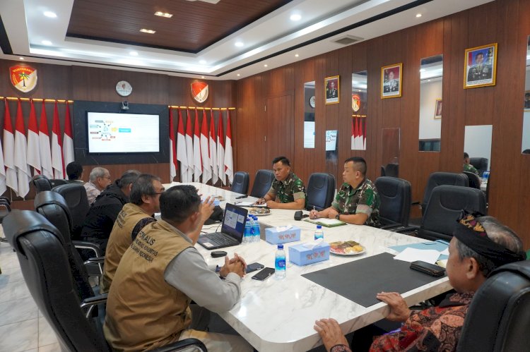 Kodim 0508/Depok Bersama FOKKALIS Bahas Masalah Penanganan Sampah