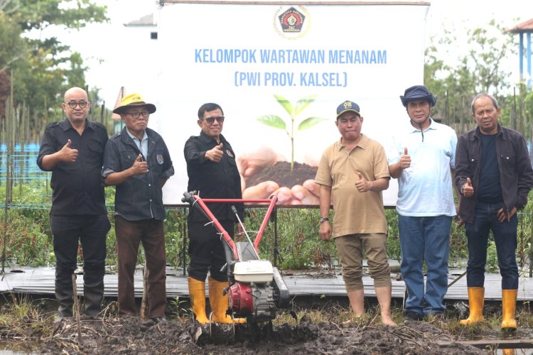 Ketua PWI Pusat Apresiasi Program Wartawan Menanam Dukung Ketahanan Pangan