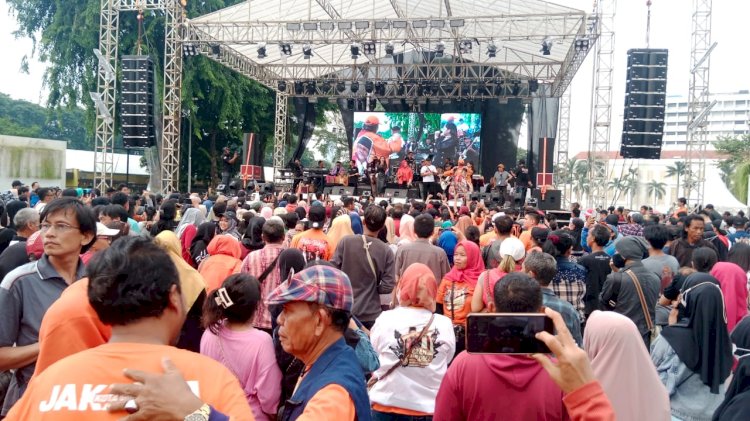 Pesta Rakyat di Lapangan Banteng, Sambut Gubernur Jakarta Terpilih