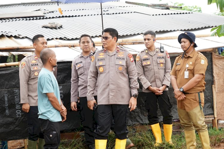 Wakapolda Metro Jaya Bersama Kapolres Metro Bekasi Pantau Kesiapan Lahan Swasembada Pangan