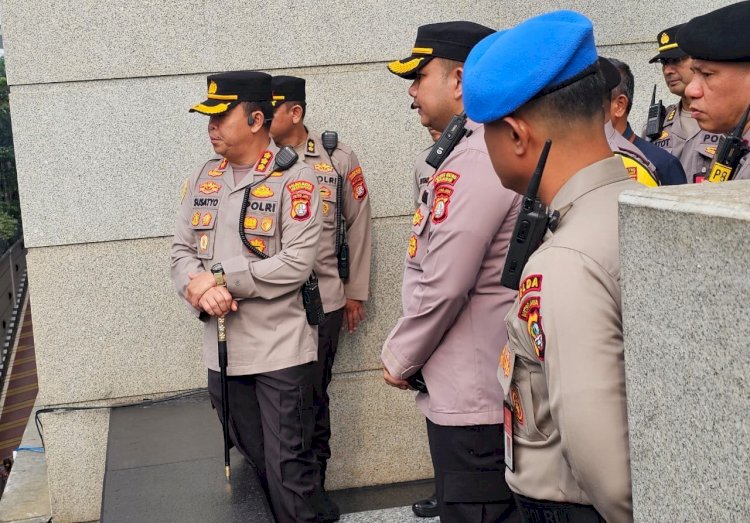 1.172 Personil Amankan Sidang Pleno PHPU Gubernur, Bupati, dan Wali Kota di Mahkamah Konstitusi
